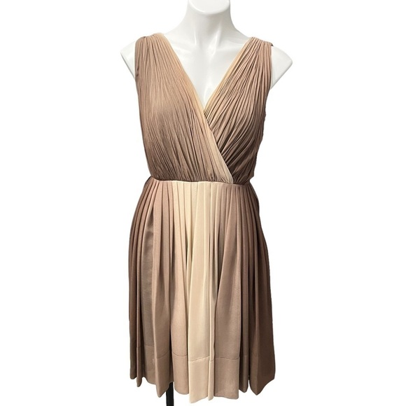 𝅺talbots Pleated Ombre Cocktail‎ Dress size 4 - Picture 2 of 6
